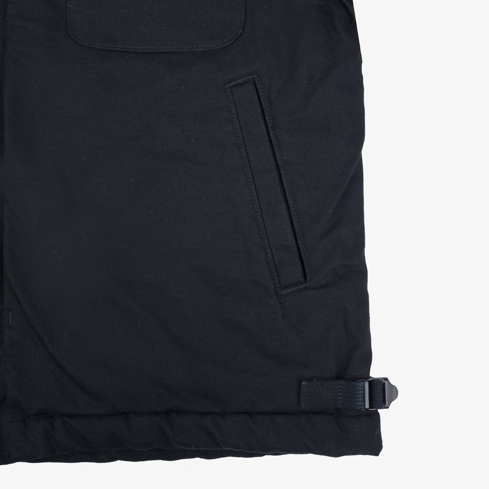 IHM-39-BLK Military Serge A2 Deck Jacket - Black - 13