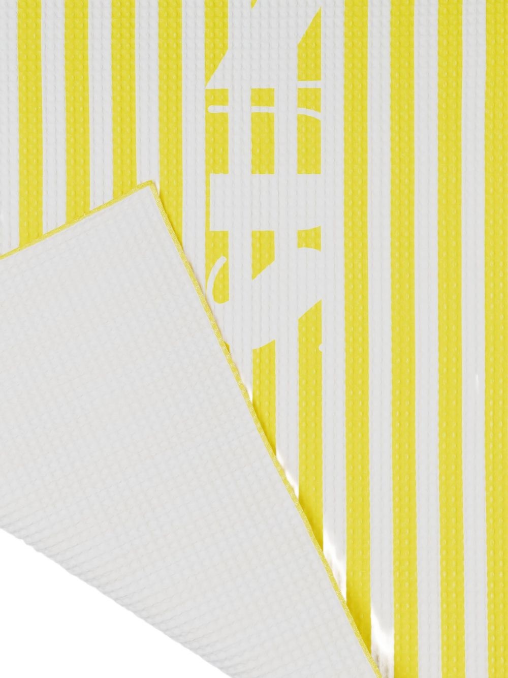 striped waffle-weave towel - 3
