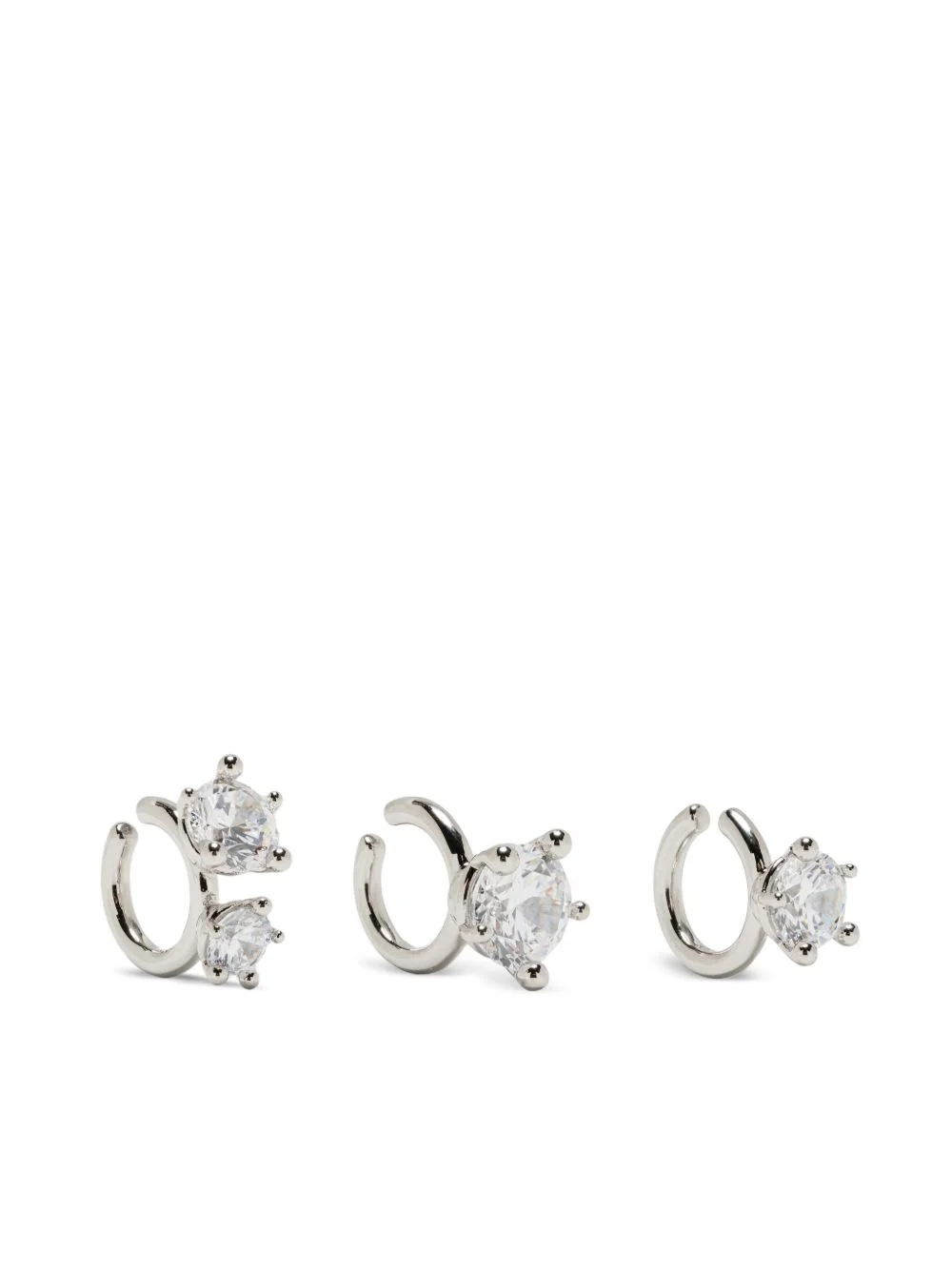 crystal-embellished ear cuff set (set of three) - 1