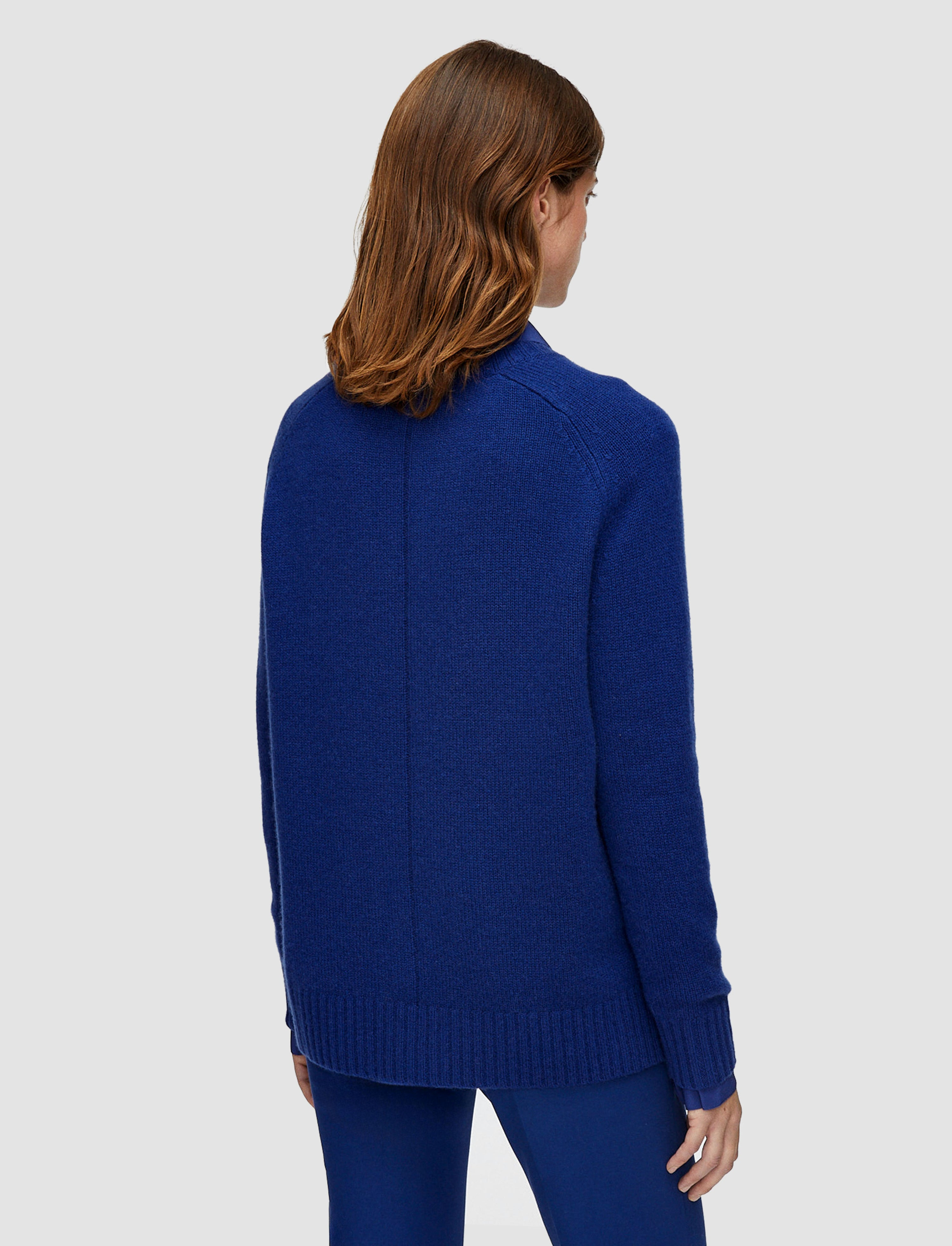 Open Cashmere Round Neck Jumper - 3