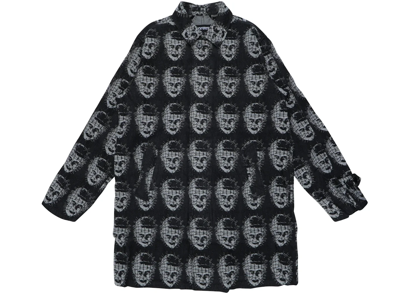 Supreme Hellraiser Trench Coat Black - 1