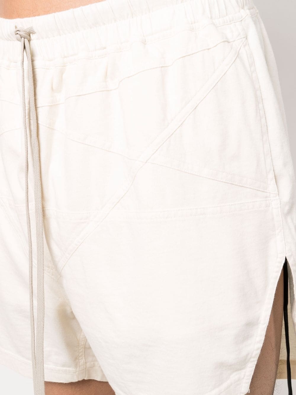 panel-detail drawstring shorts - 5