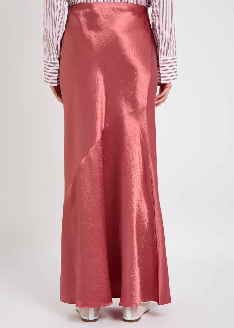 Vince Satin Maxi Skirt - 3