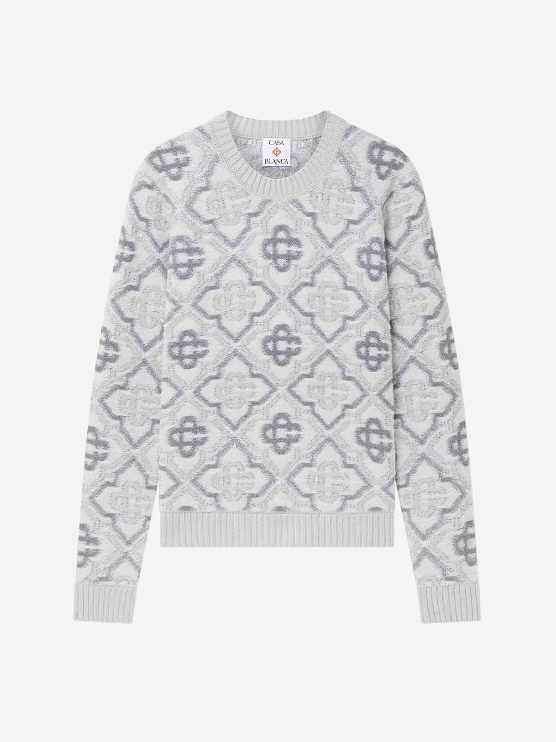 MONOGRAM KNIT SWEATER - 1