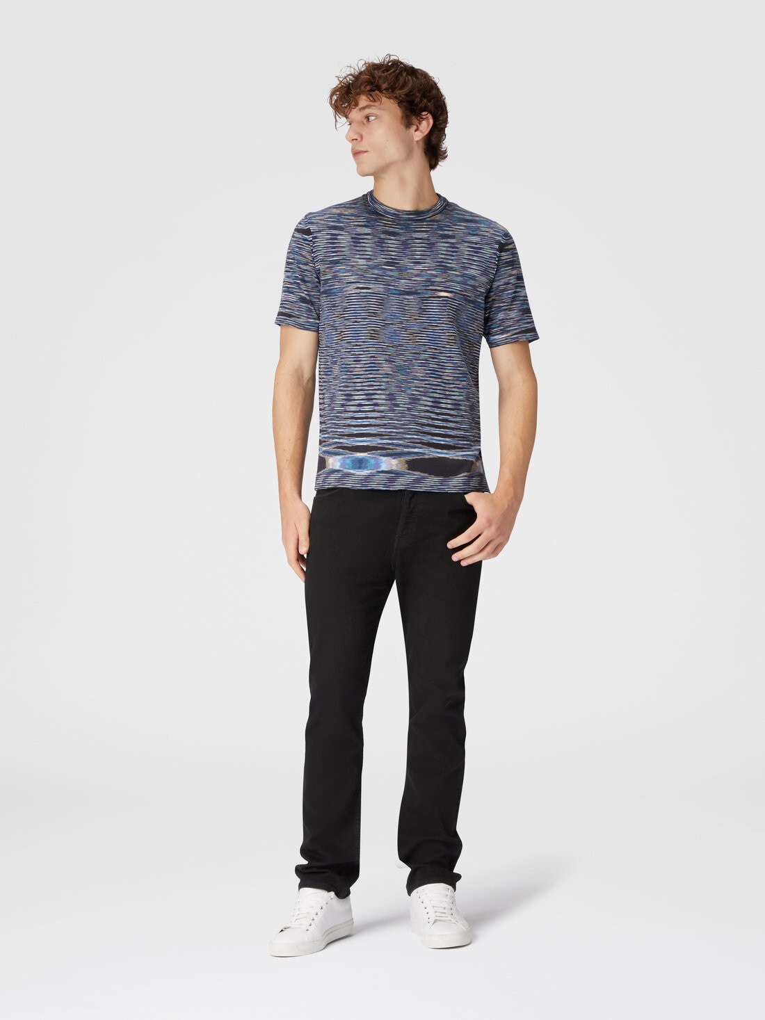 Slub cotton crew-neck T-shirt - 2