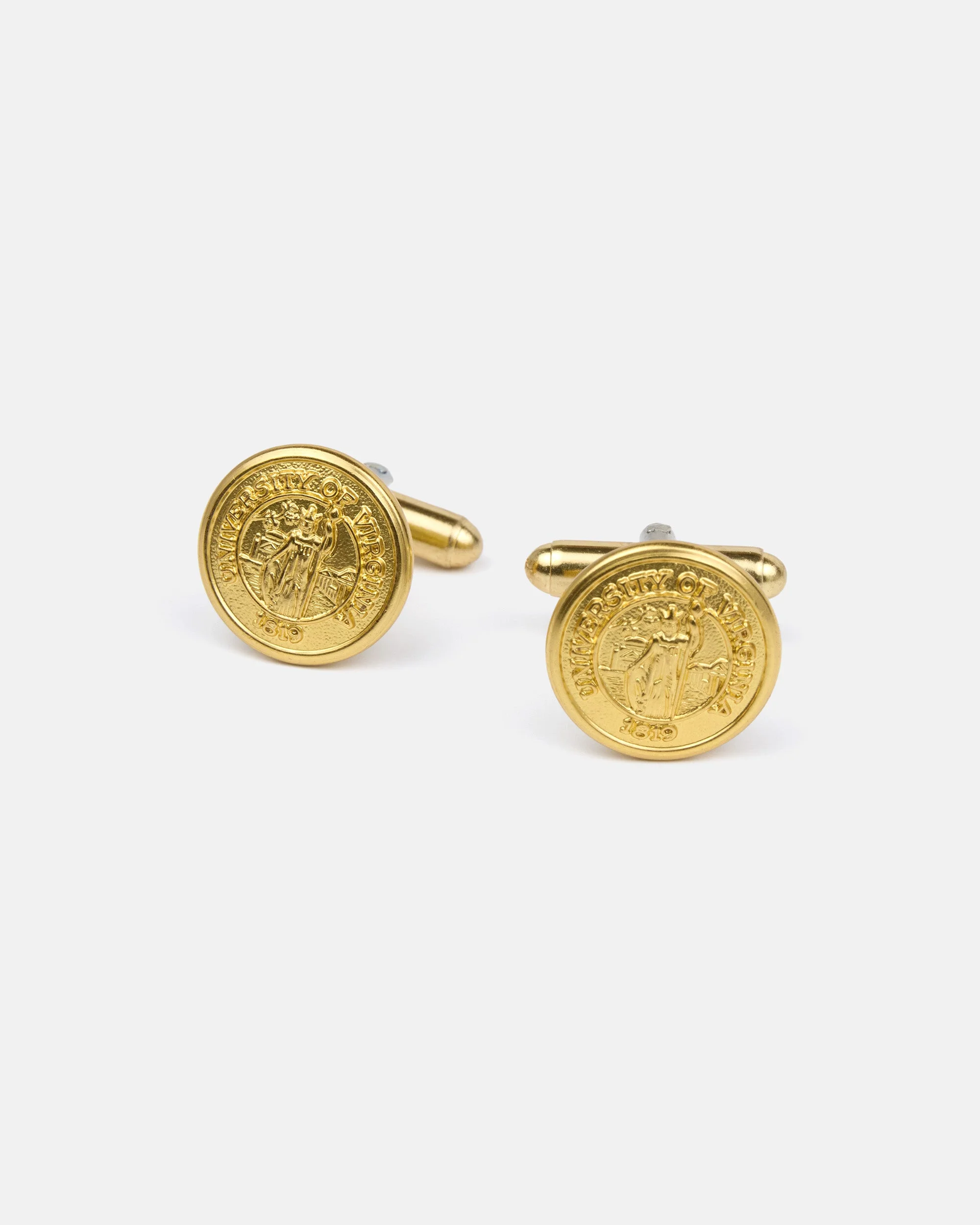 MADE-IN-USA VINTAGE UVA BLAZER BUTTON CUFFLINKS - 1