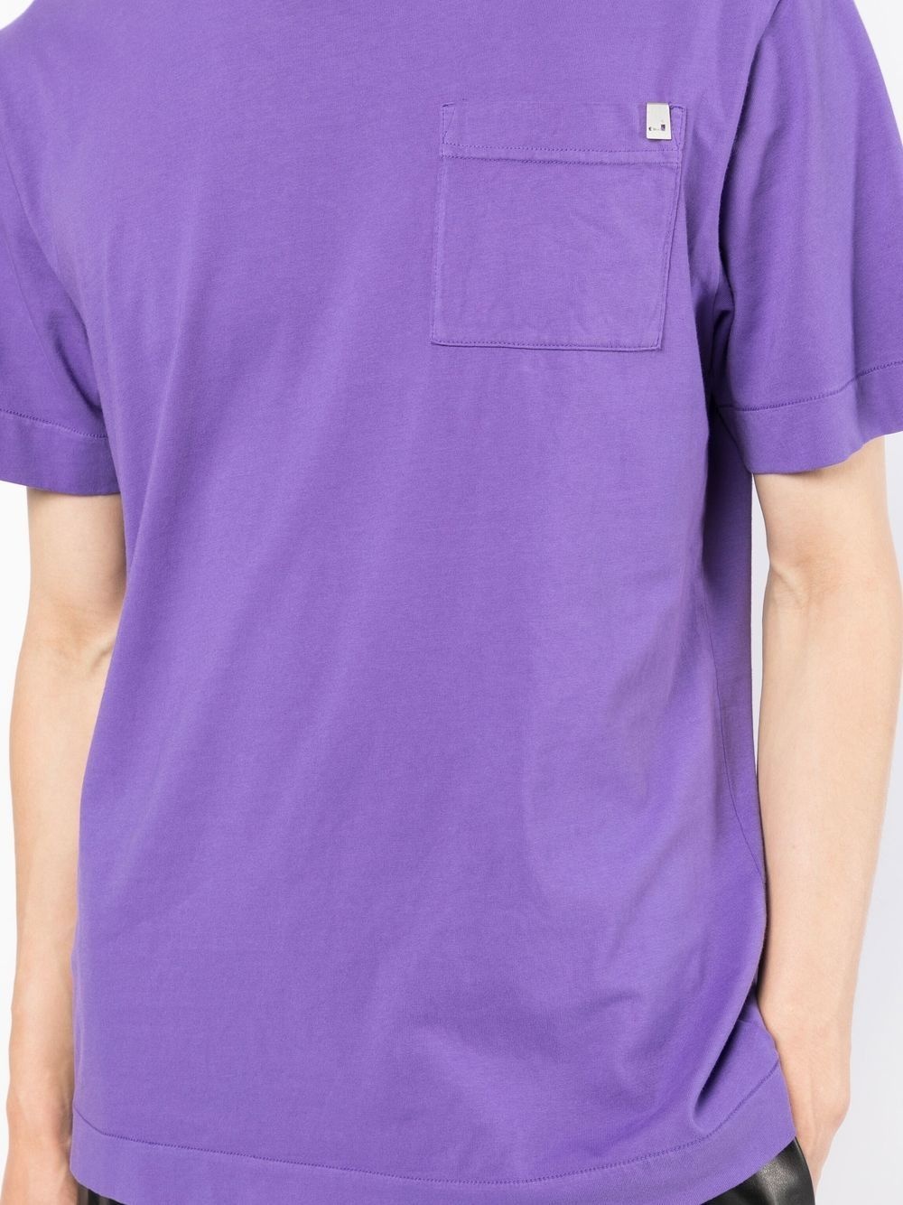 patch-pocket cotton T-shirt - 5