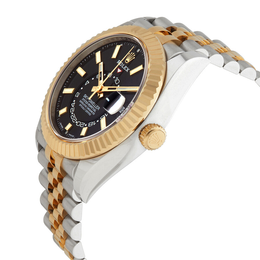 Pre-owned Rolex Sky Dweller GMT Automatic Black Dial Men's Watch 326933BKSJ - 2