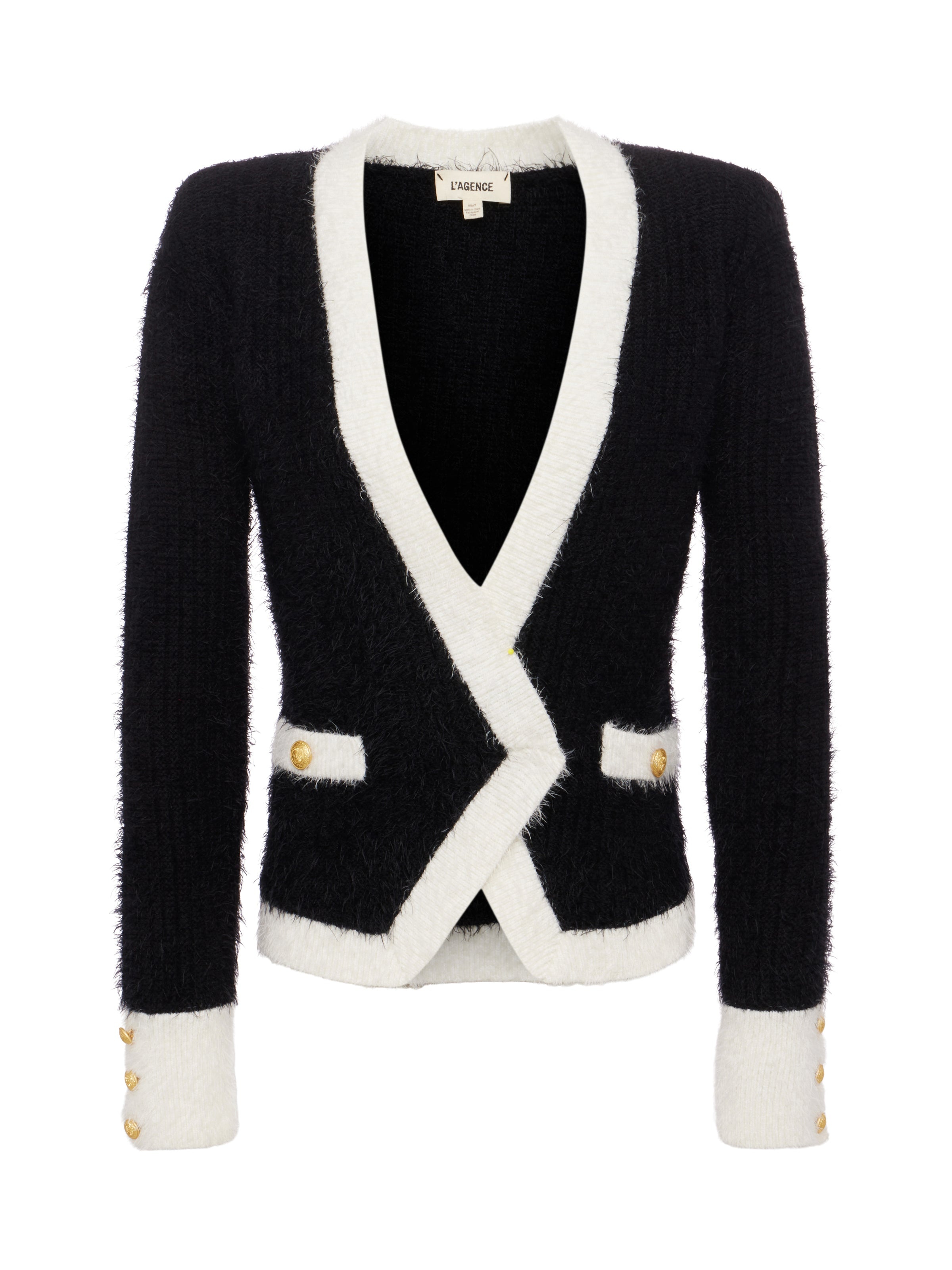Georgia Contrast Cardigan Blazer - 1