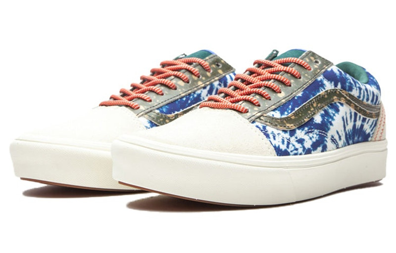 Vans Vans Comfycush Old Skool Tie-dye 'Blue White' VN0A3WMA1S1 outlook