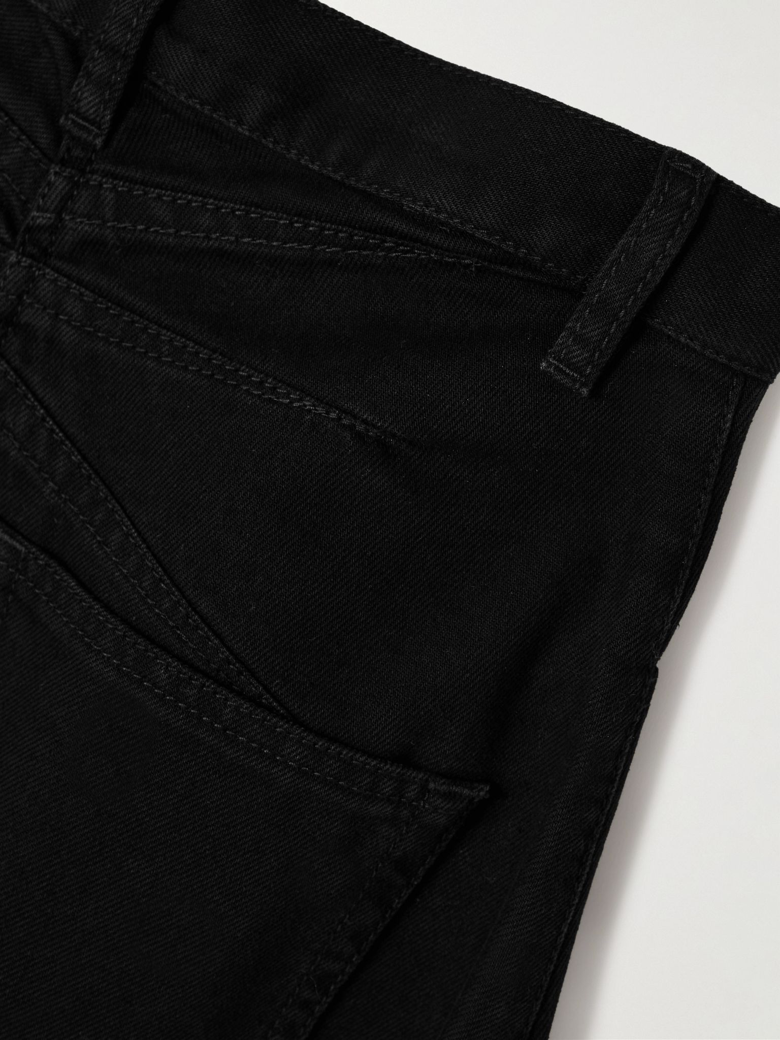 High-rise barrel-leg jeans Black - 6