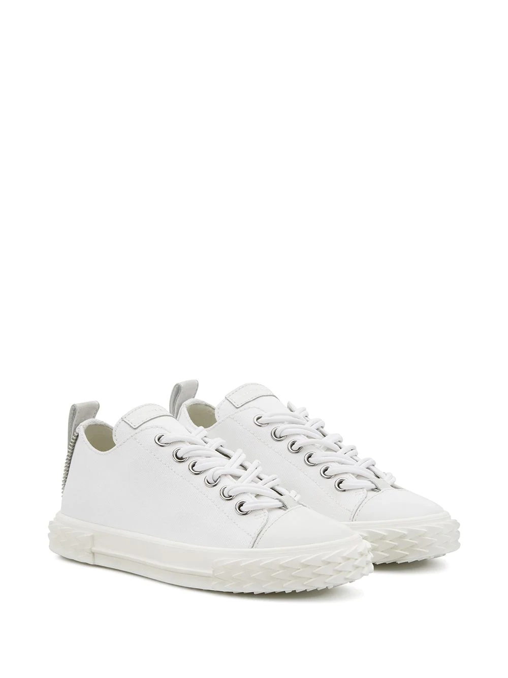 croc embossed sneakers - 2