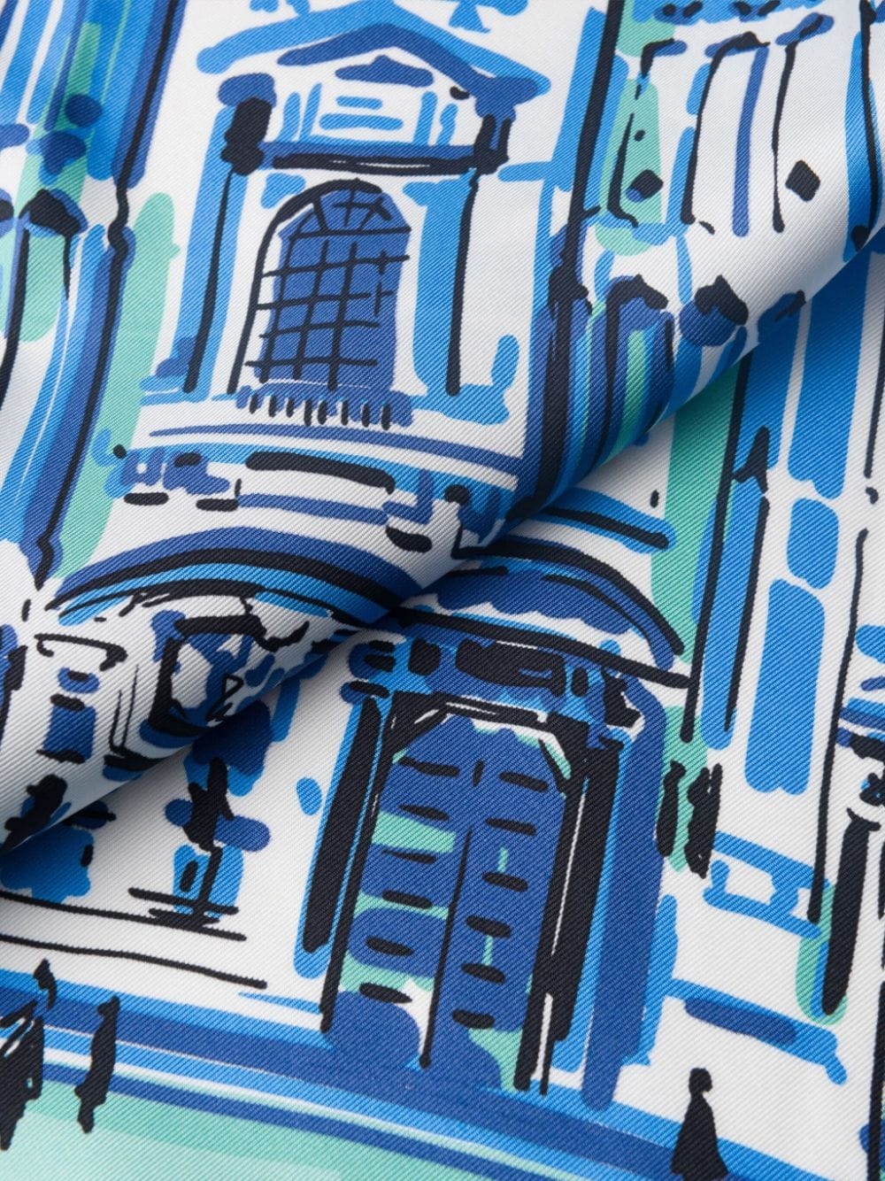 Pittoresque 90 Milan-print foulard - 3