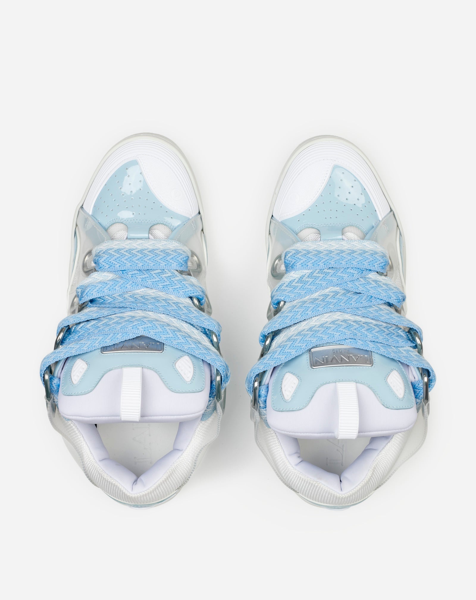 LEATHER CURB SNEAKERS - 4