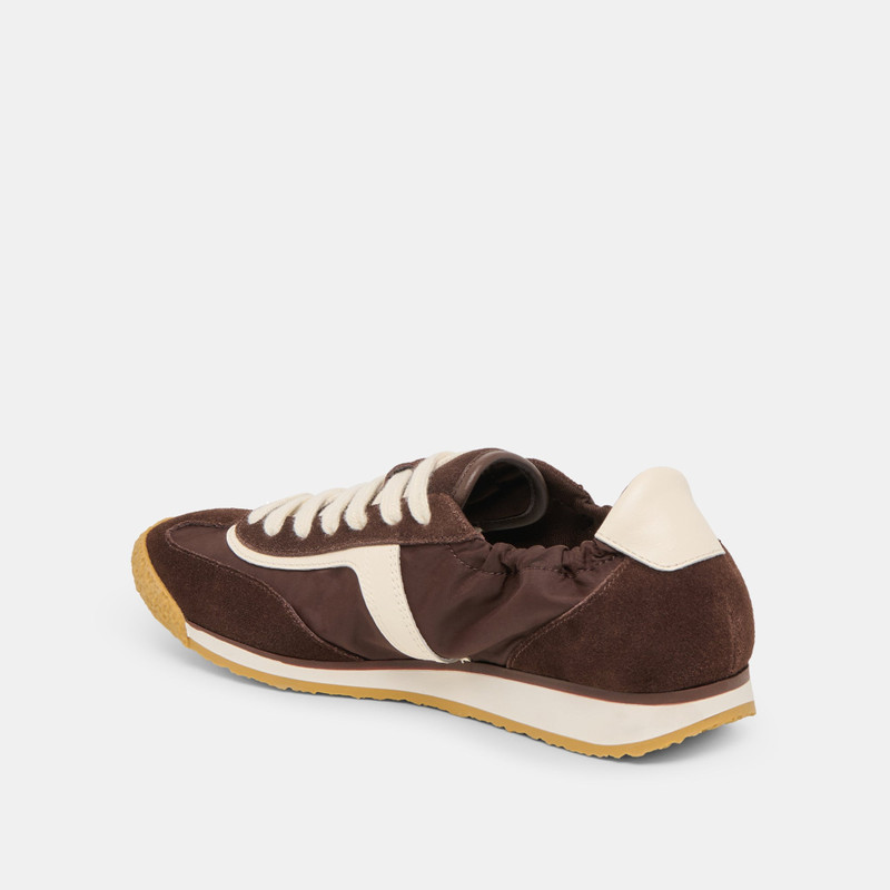 SARIYA SNEAKERS DK BROWN NYLON 8
