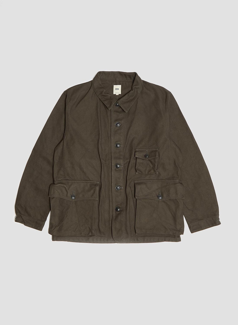 FOB Factory Hunting Jacket Washed Brown 1
