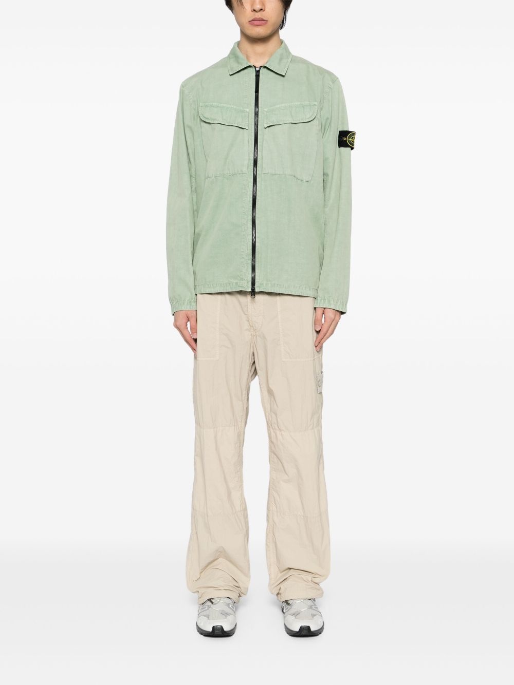 compass-badge trousers - 2