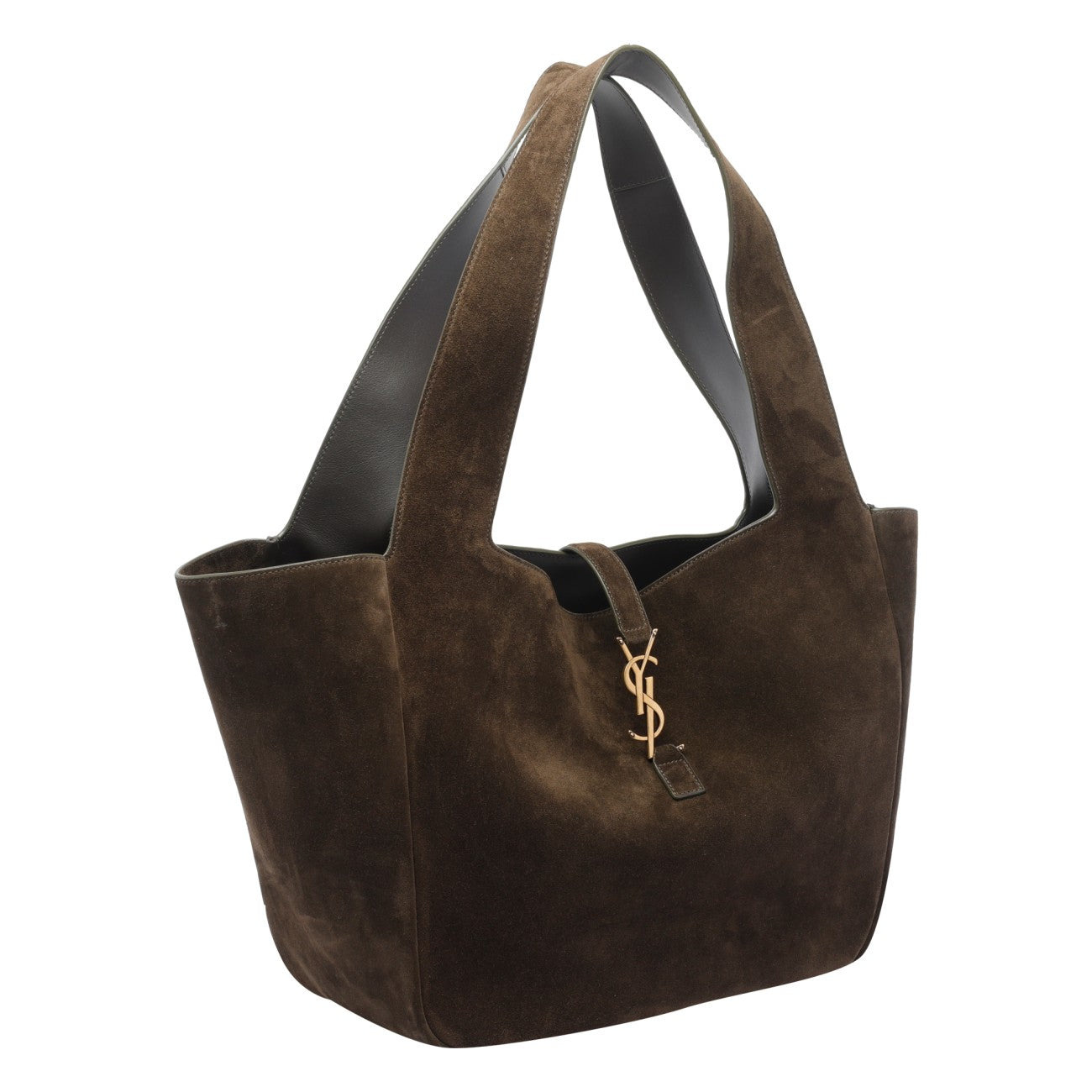 Saint Laurent Women Suede Le 5 A 7 Bea Shoulder Bag - 2