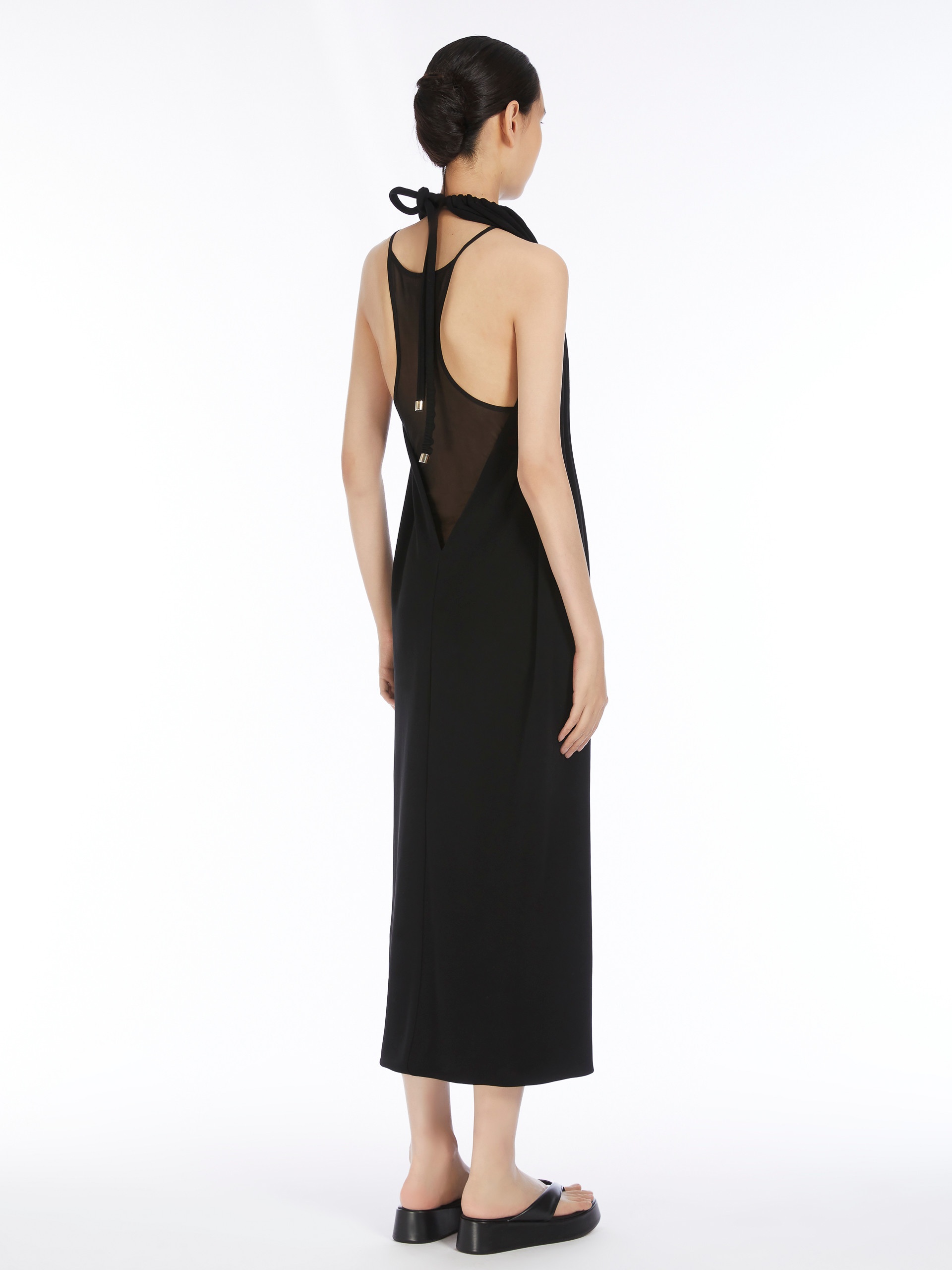 【SPORTMAX】ALCESTE1234 ロング ビスコース ドレス SPORTMAX】ALCESTE1234 ロング ビスコース ドレス (SPORTMAX