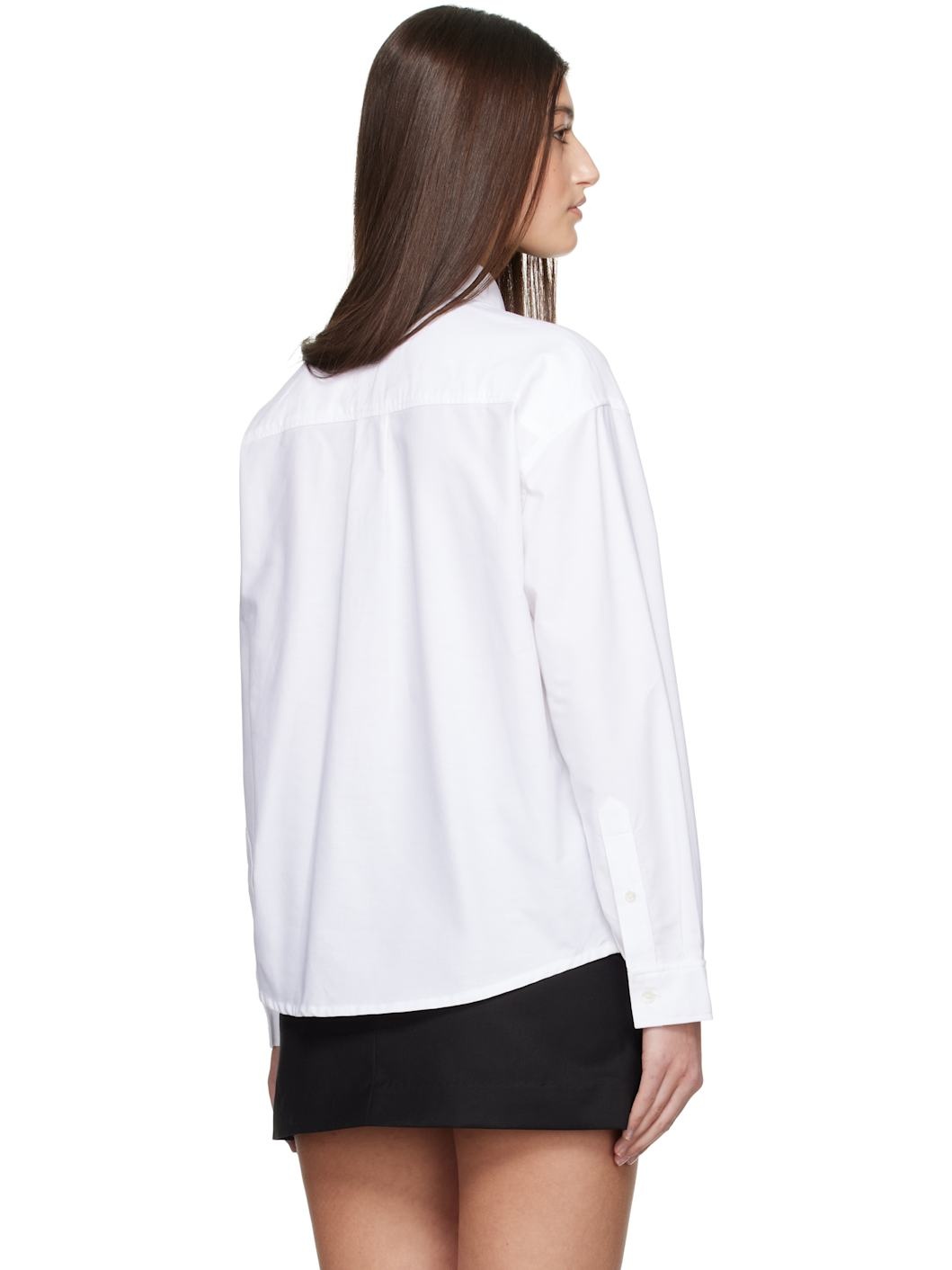 White 'Boyfriend Avec Logo' Shirt - 3
