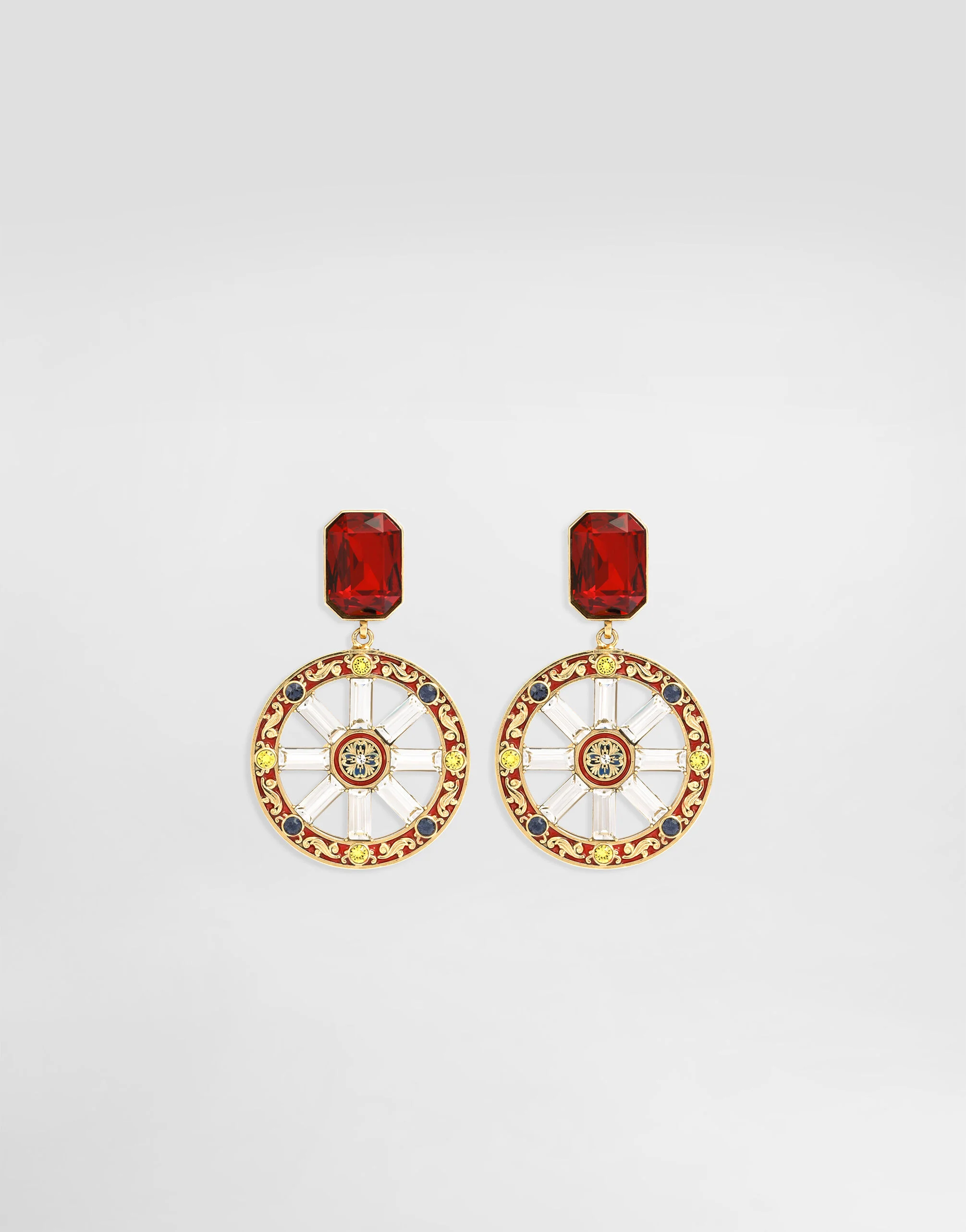 Carretto wheel clip earrings - 1