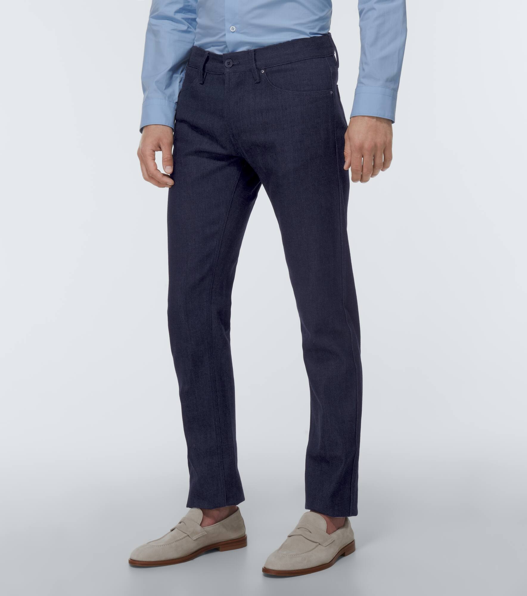 Mid-rise straight jeans - 3