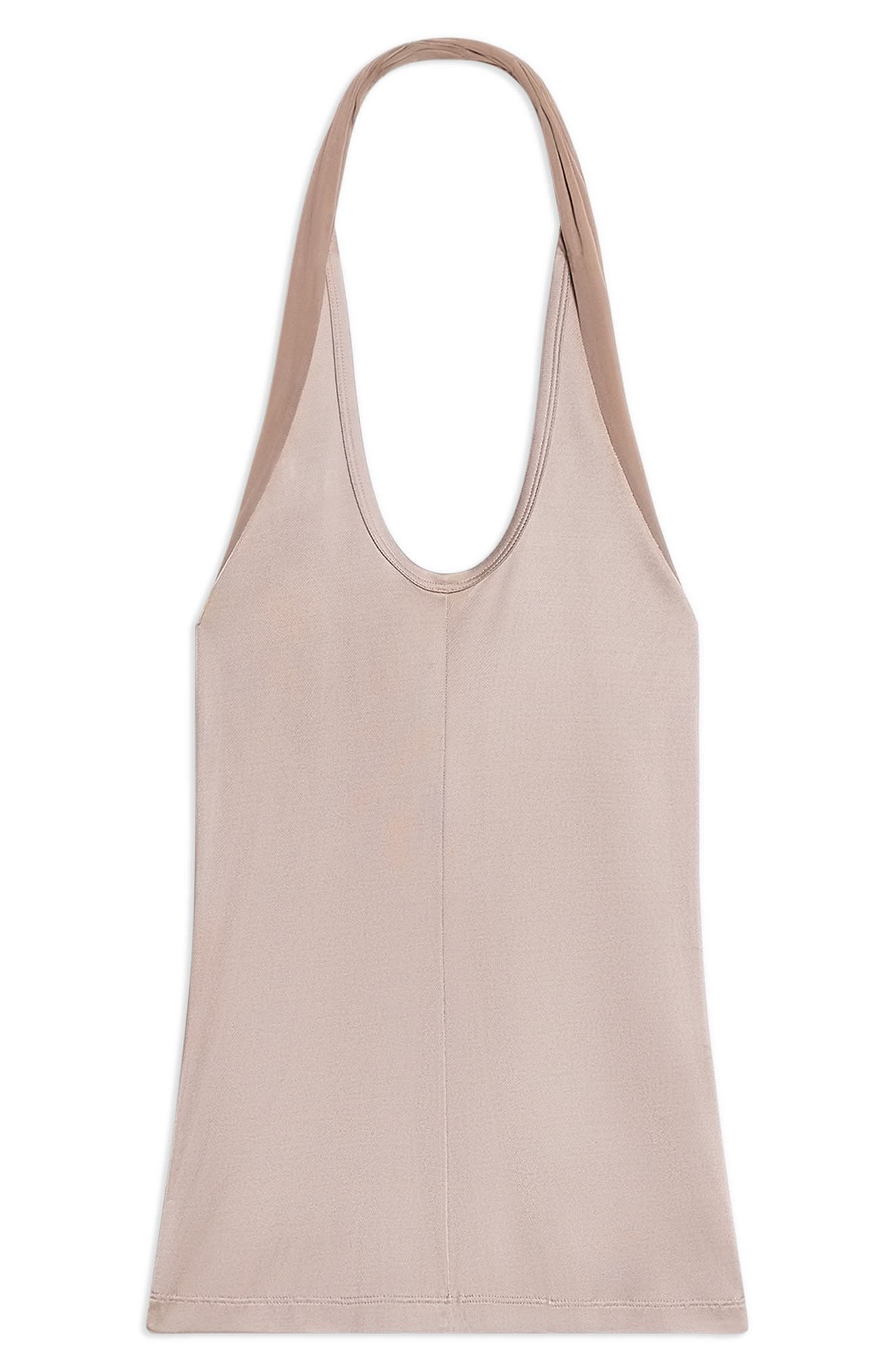 Helmut Lang Dancer Halter Top in Dune - 5