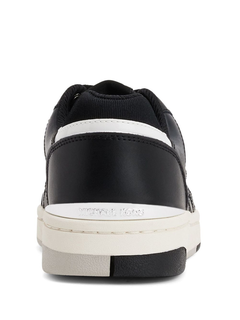 Rebel lace-up leather sneakers 3