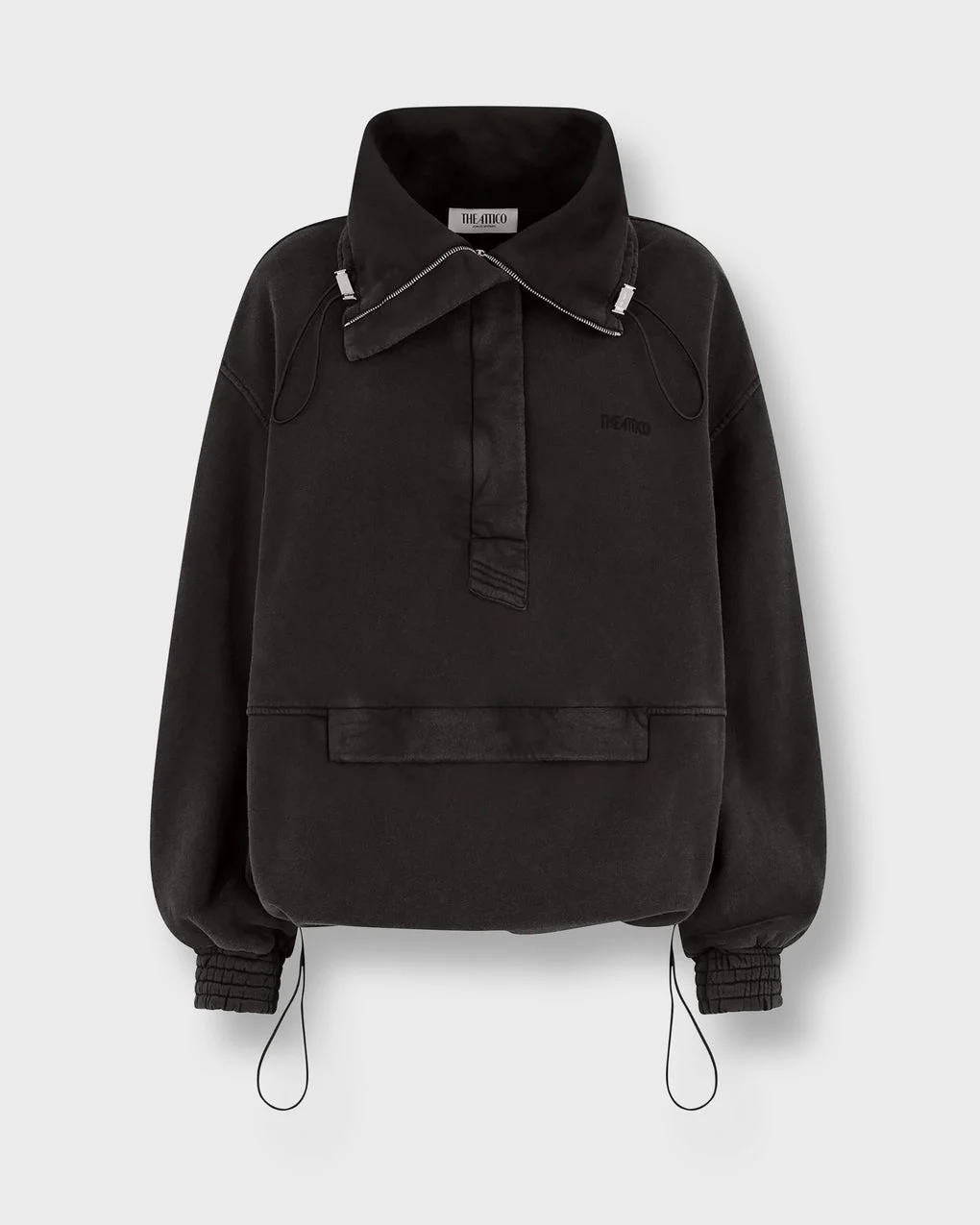Jacket Blouson Fleece Faded black - 1