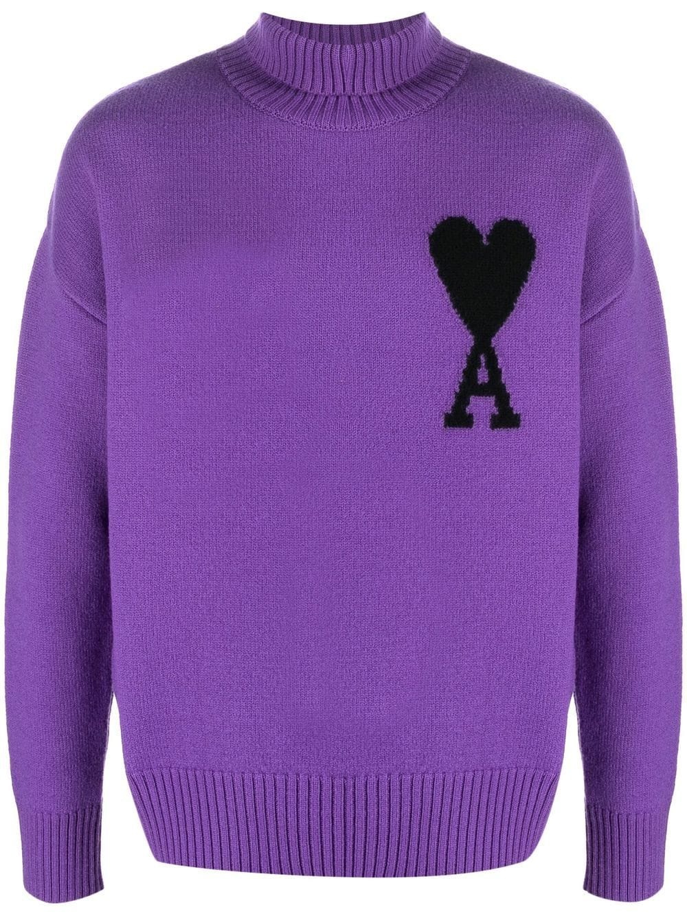 Ami de Coeur roll-neck jumper - 1