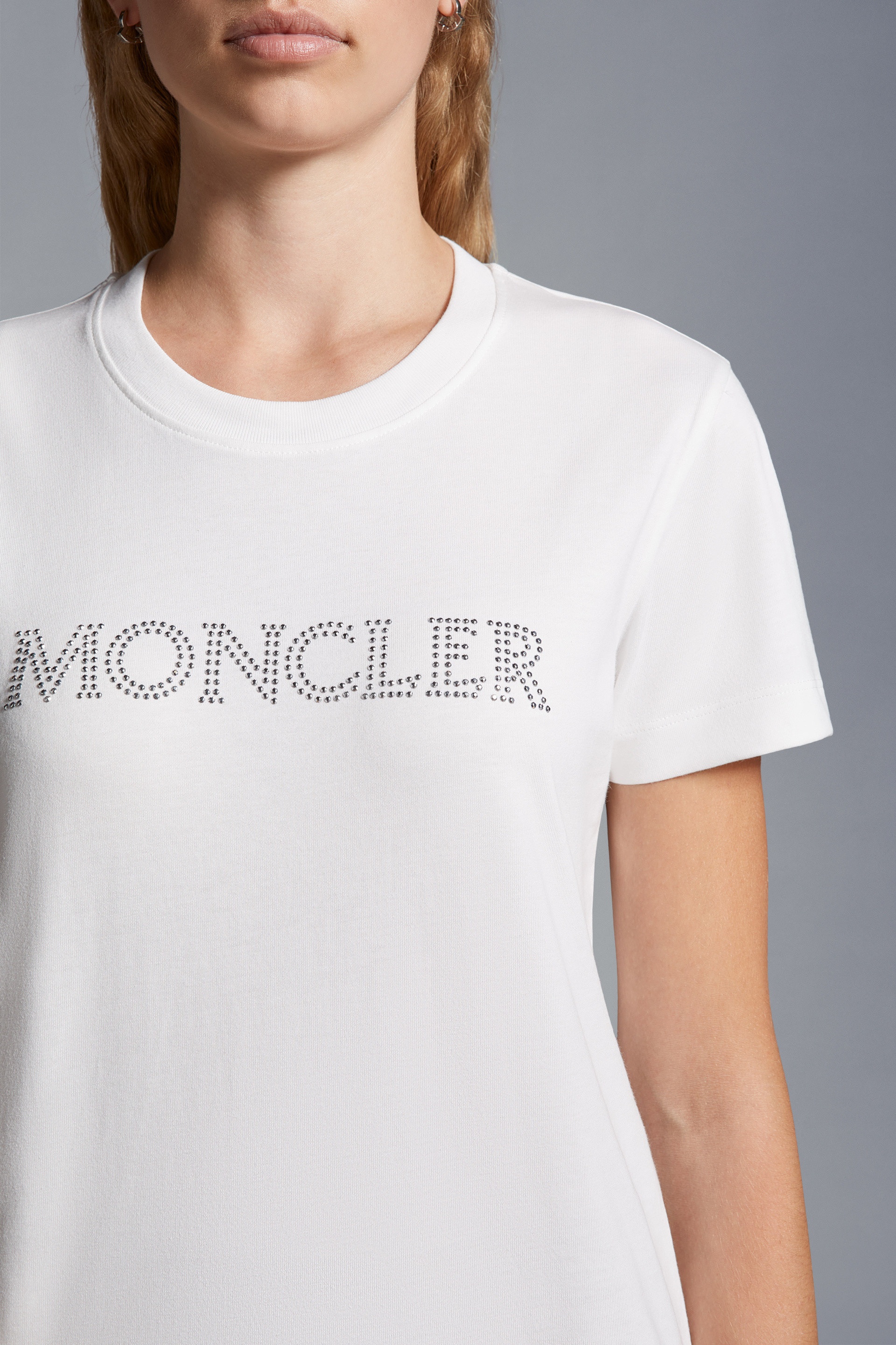 Moncler Crystal Logo T-Shirt | REVERSIBLE