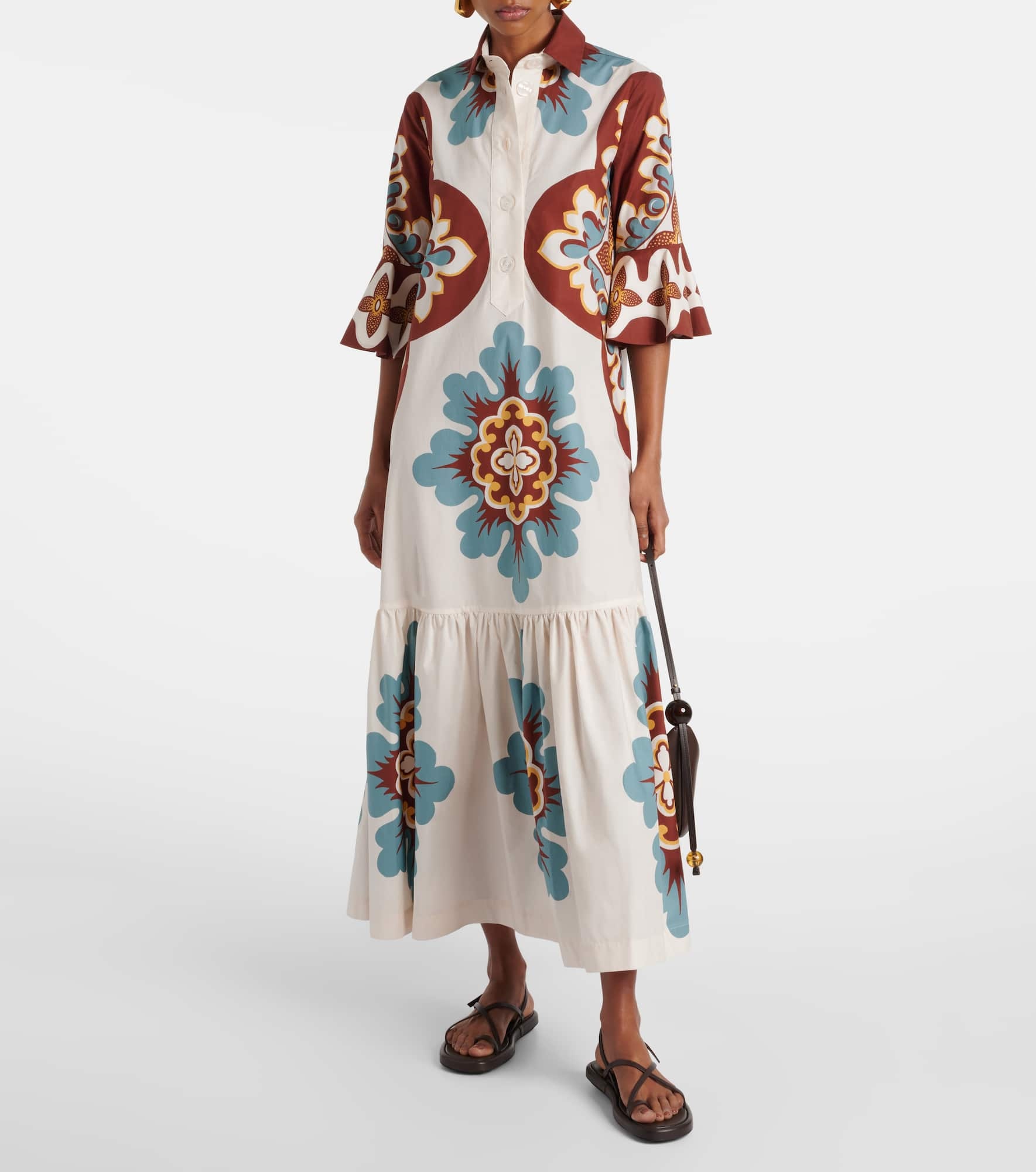 Artemis printed cotton shirtdress - 2