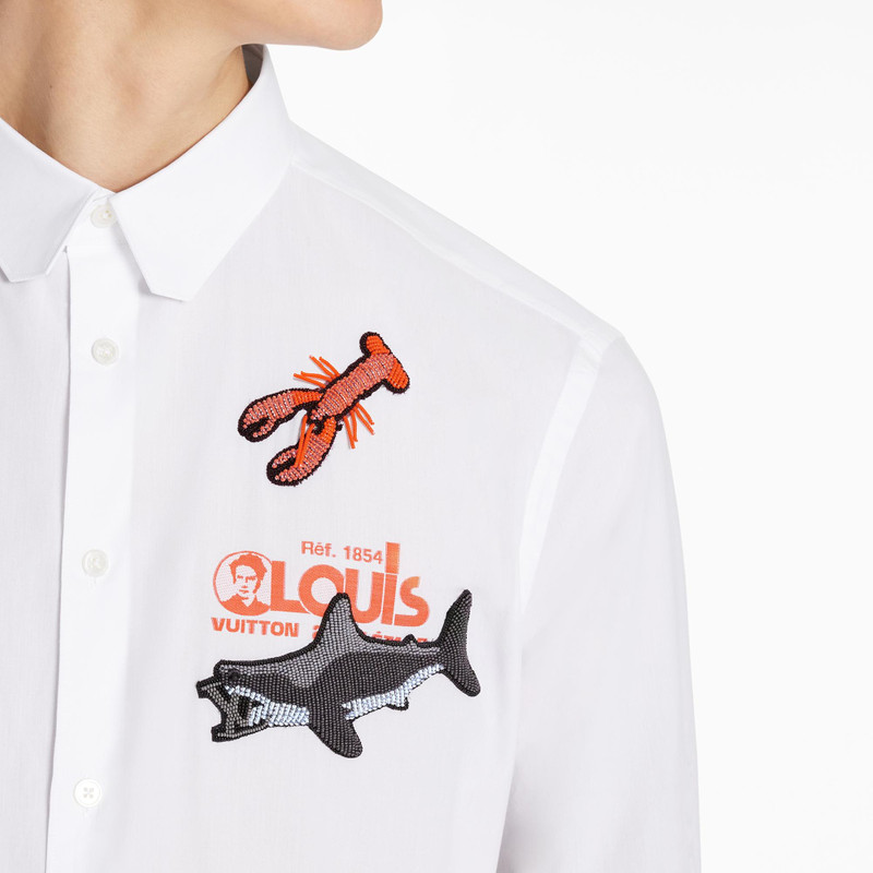 Regular Shirt With Beads Patches 4