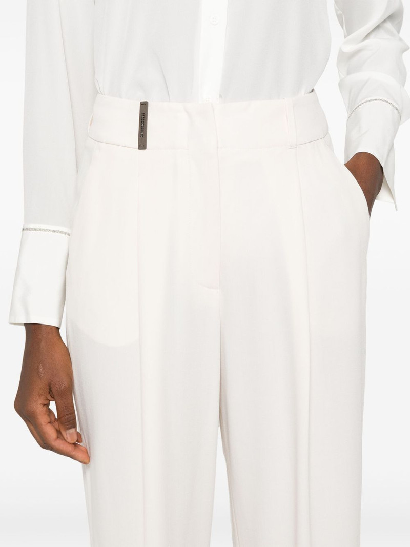 pleated straight-leg trousers 5
