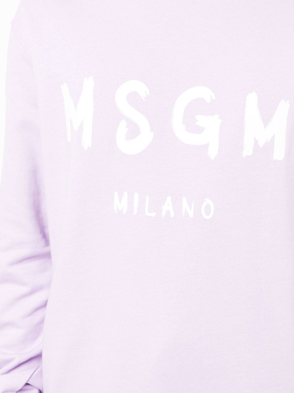 logo print sweatshirt - 5