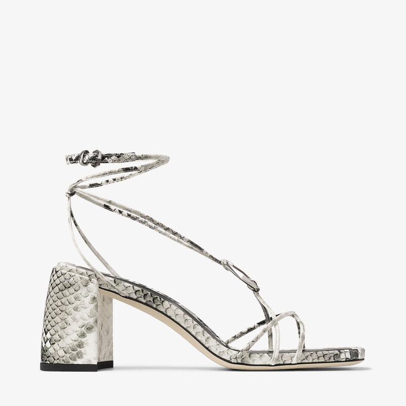Onyxia 70 Roccia Snake Print Sandals - 1
