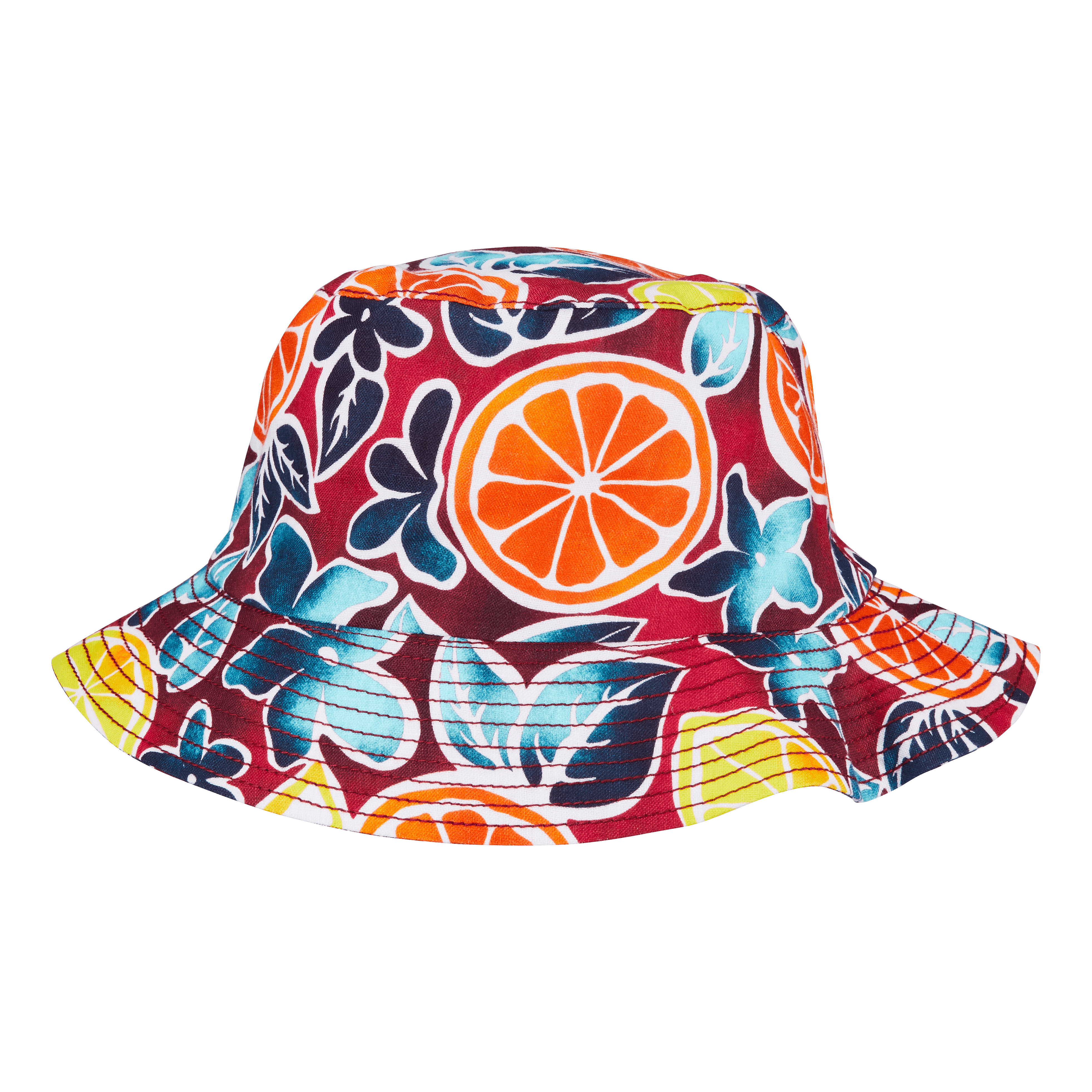 Unisex Linen Printed Hat Presse Citron - 2