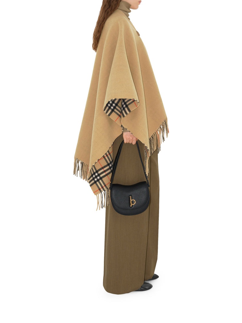 Burberry Women Check Wool Cape - 3