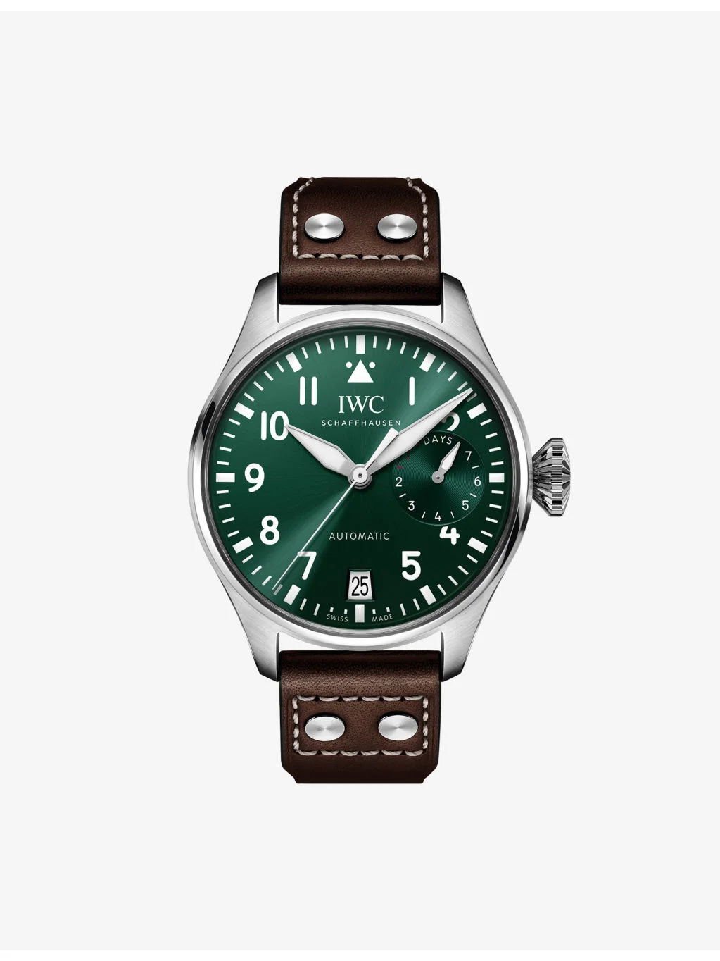 Big Pilot's Stainless-Steel and Leather Automatic Watch 46.2mm - 1