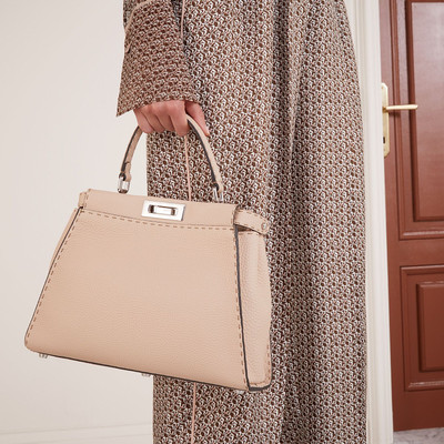 FENDI Beige leather bag outlook