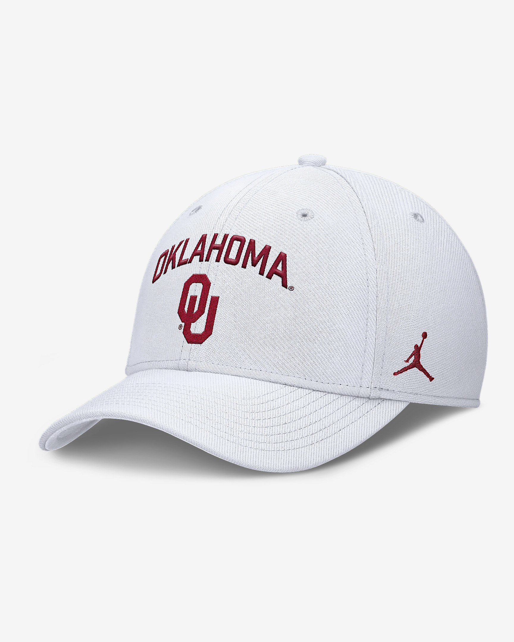 Oklahoma On-Field Rise Swoosh Men's Jordan Brand Dri-FIT College Hat - 1