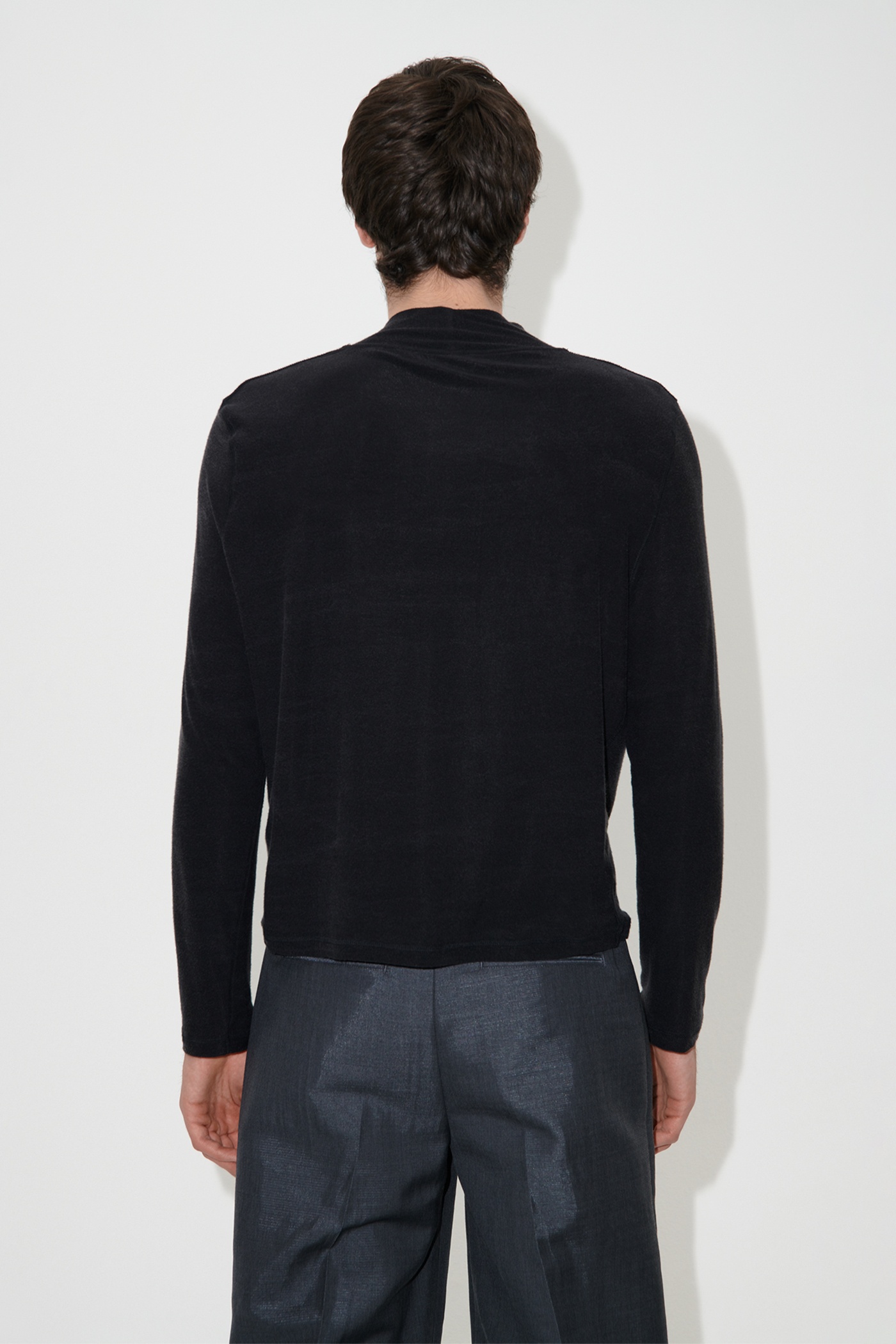 Artist Polo Black Antiqued Cotton - 6