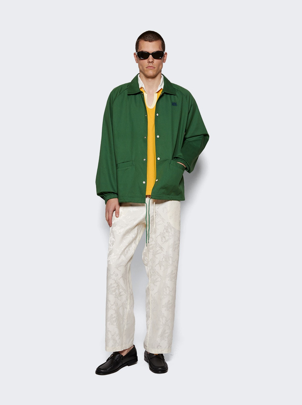 Cotton Track Jacket Green - 2