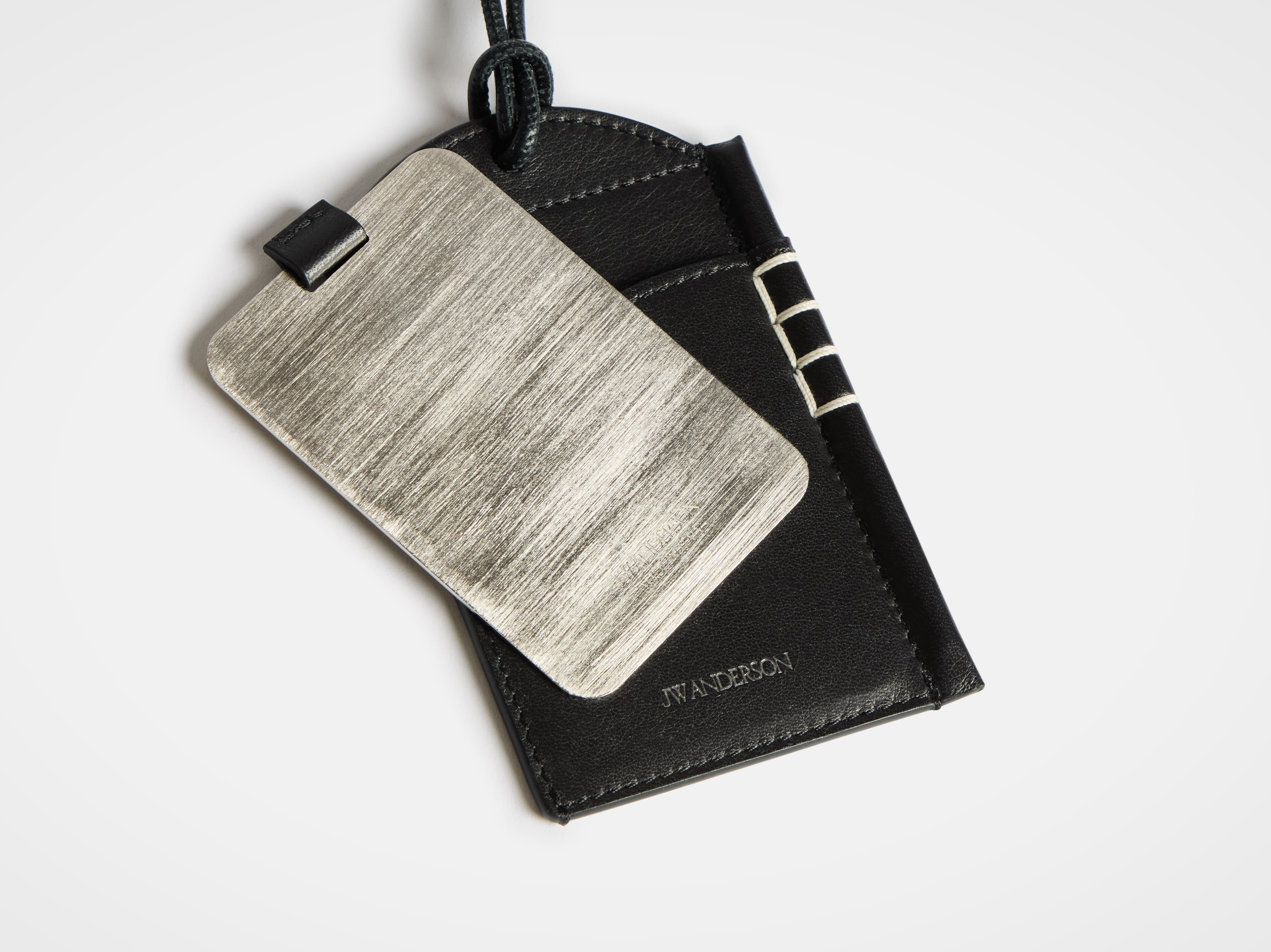 LEATHER LOAFER MIRROR CASE IN BLACK - 4