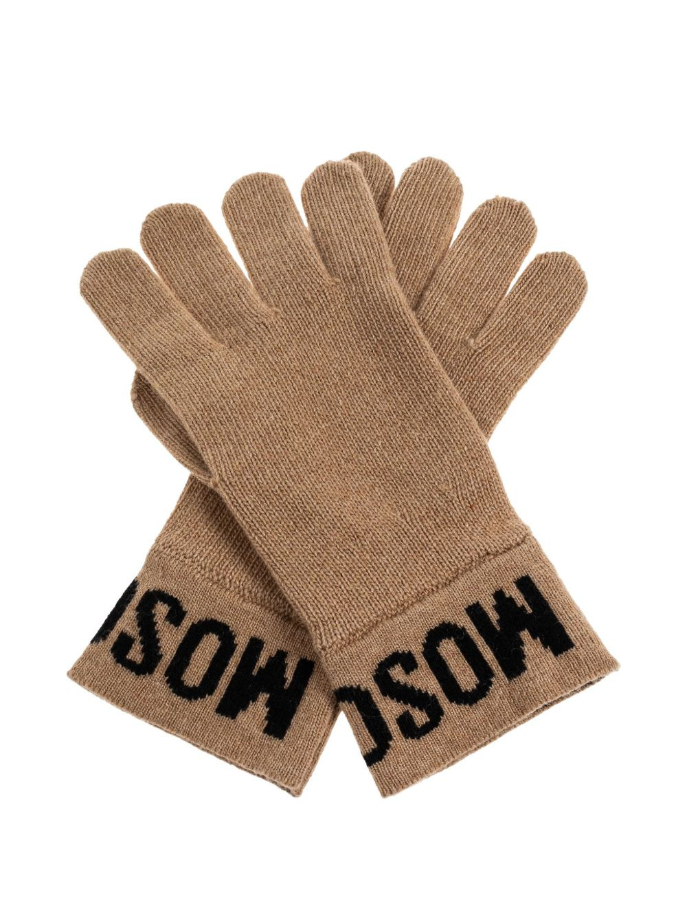 logo-detail gloves - 2