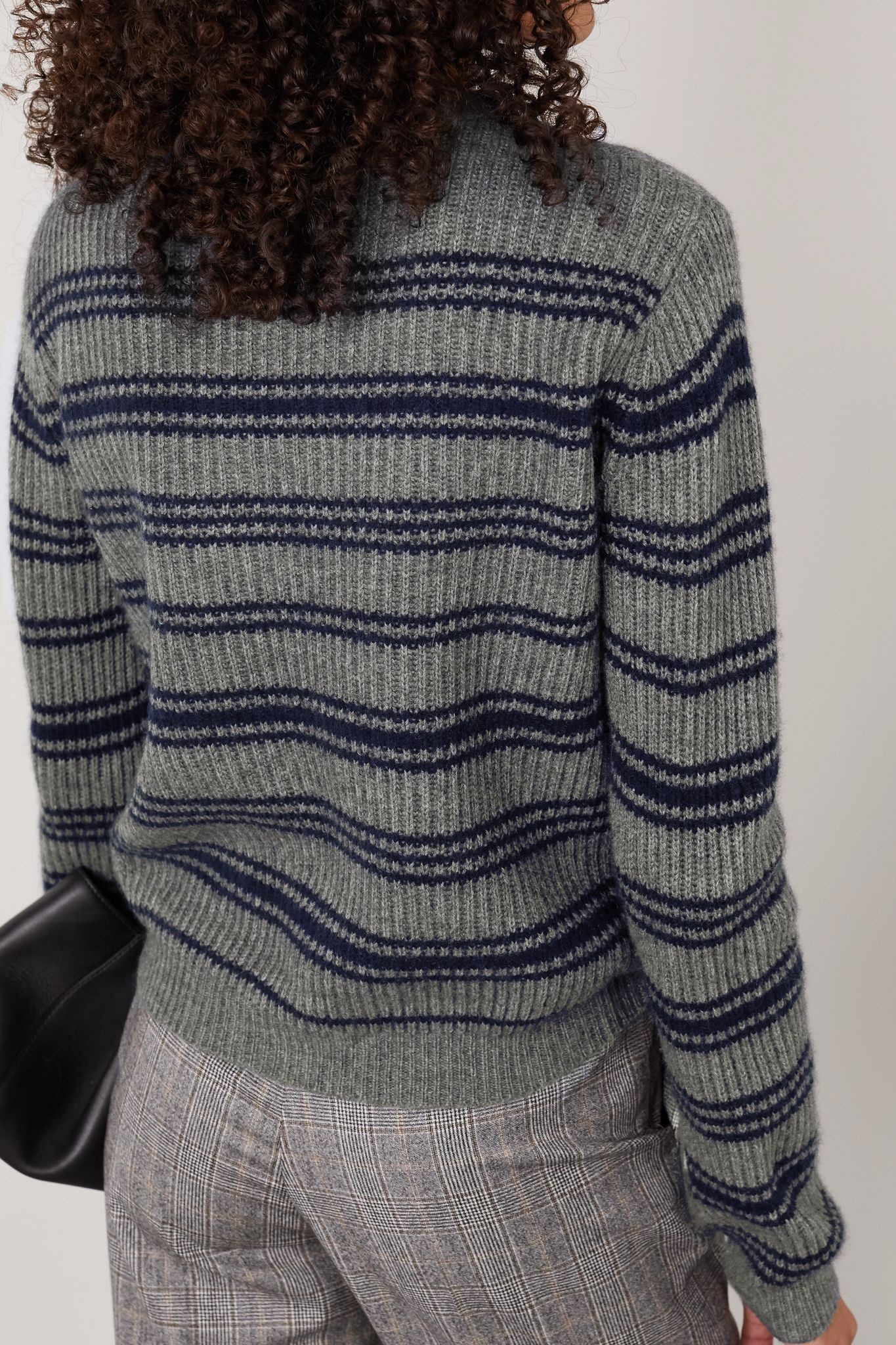 Teano striped ribbed wool and cashmere-blend sweater - 3