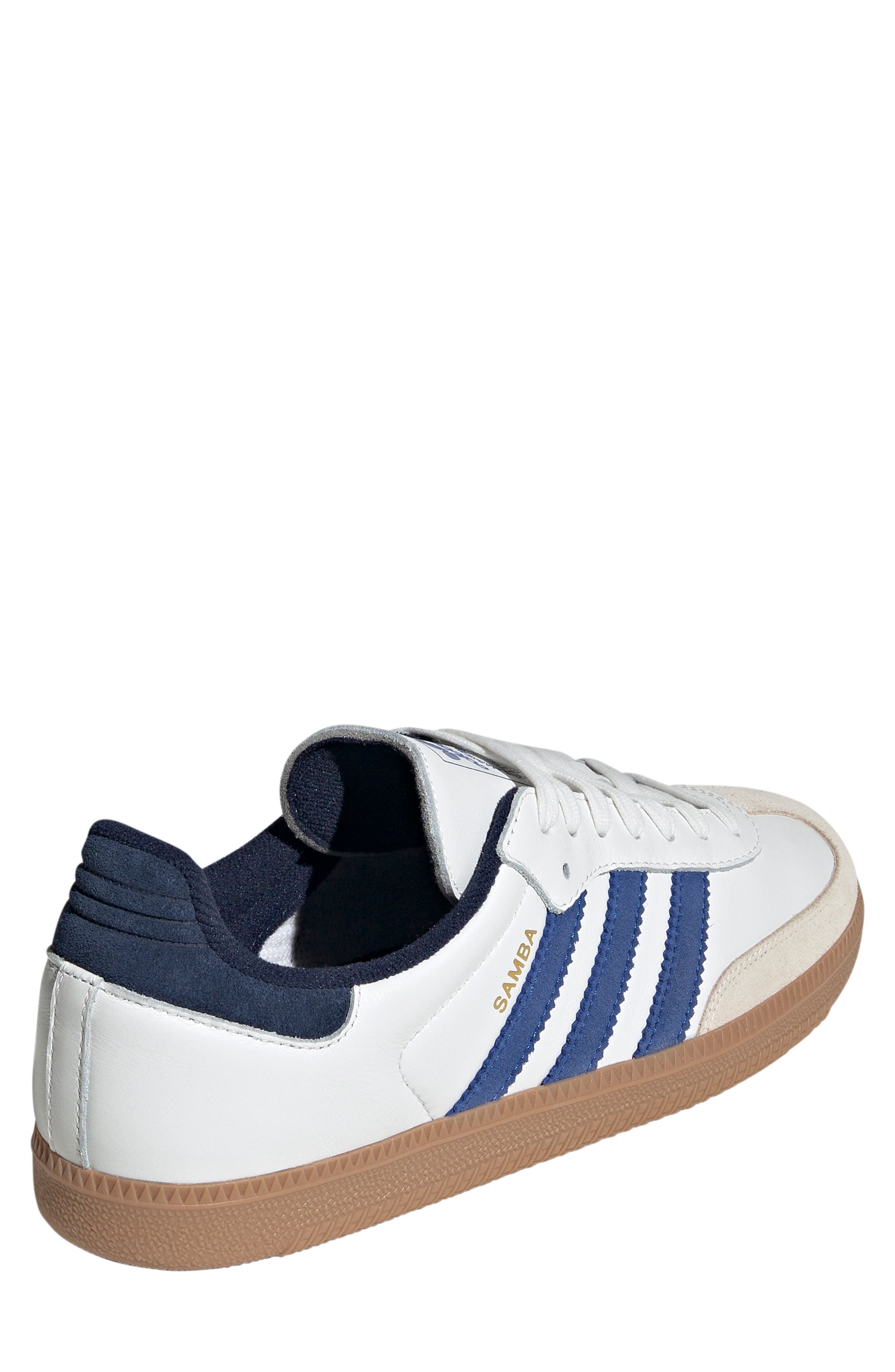 adidas Samba OG Sneaker in White/Royal Blue/Indigo at Nordstrom - 2