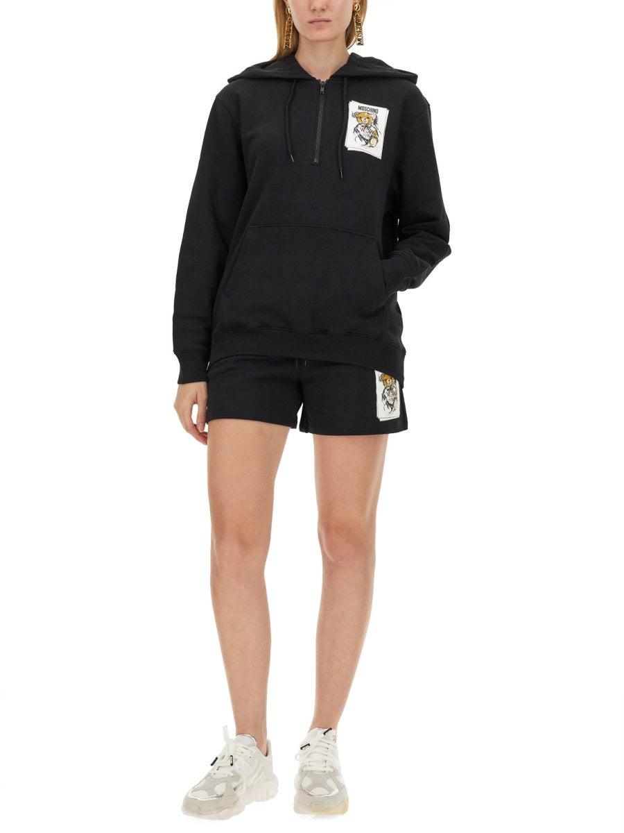 Moschino Women Sweatshirt With Logo Print - 2