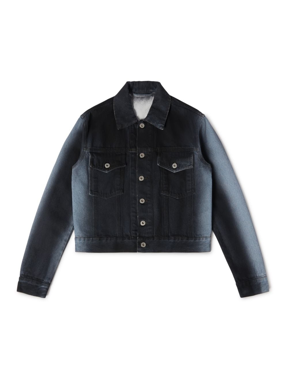 Gradient Denim Regular Jacket - 1