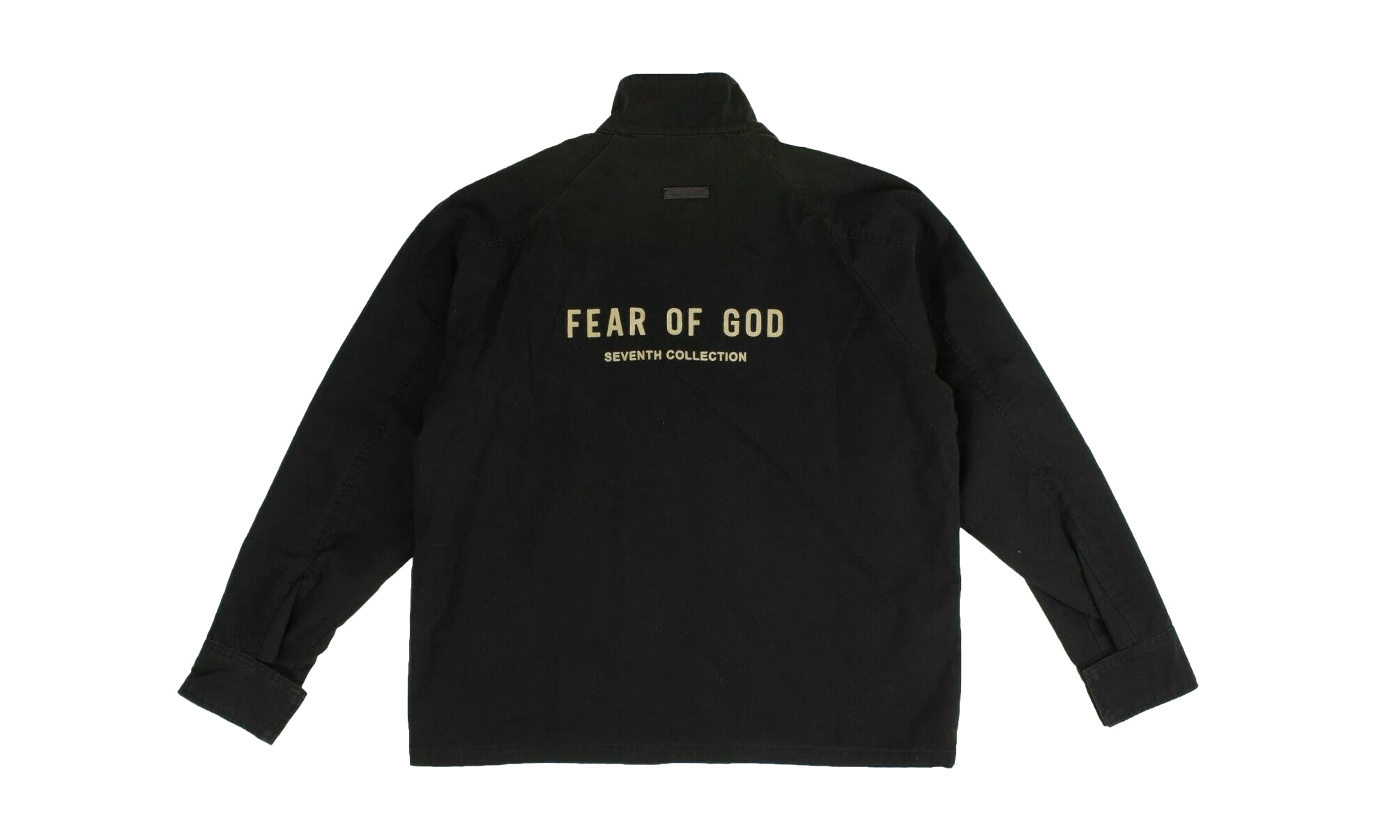 Beige Velvet Logo Souvenir Jacket "Black" - 2